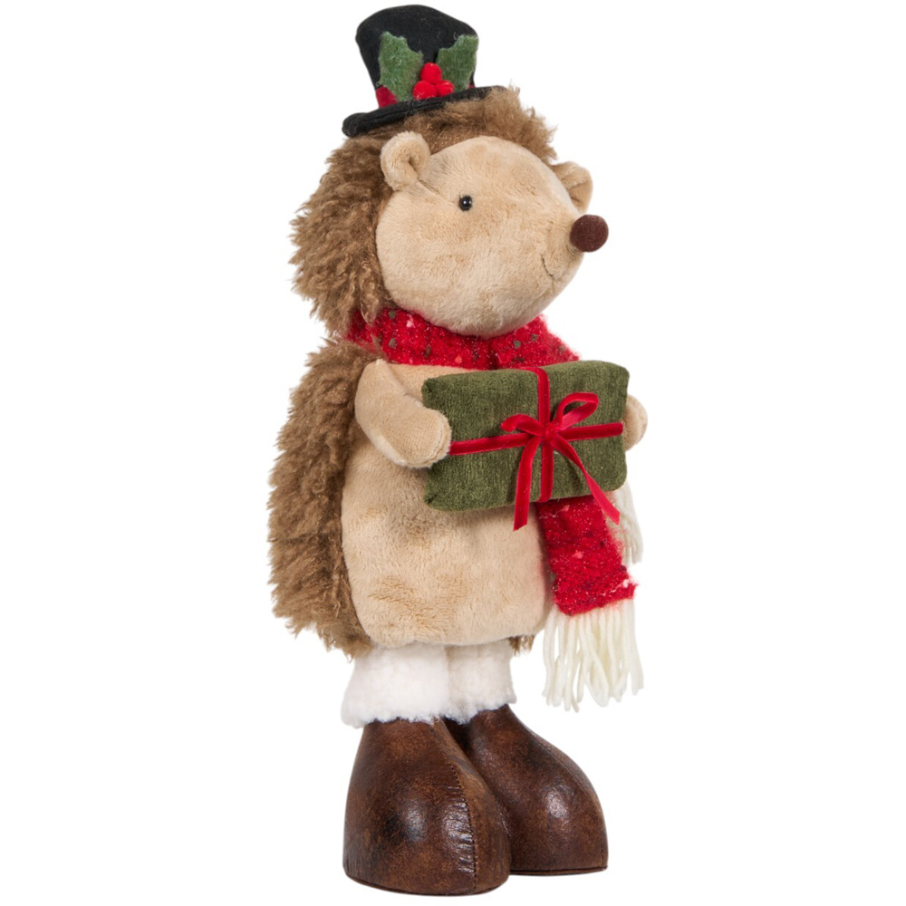 Extendable Christmas Hedgehog Standing Decoration Image 2
