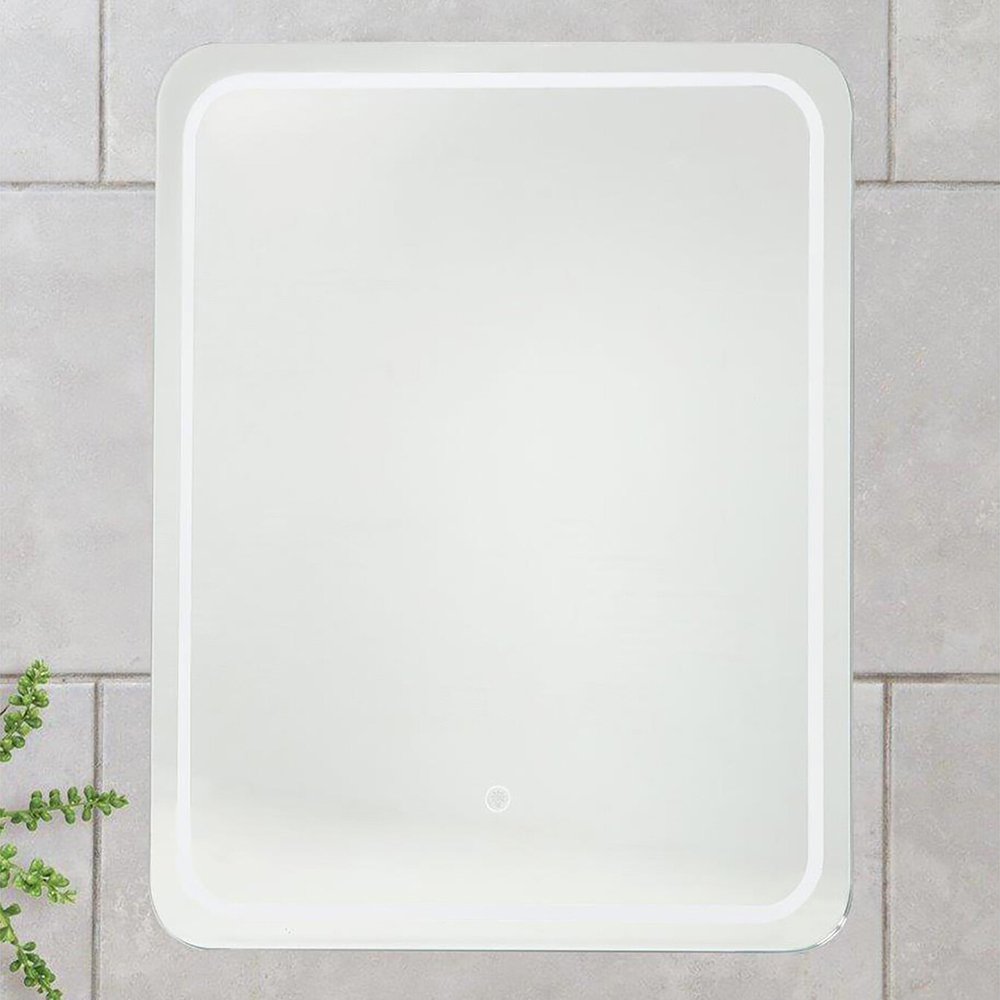 I Touch Boston LED Mirror - Rectangular Image 2