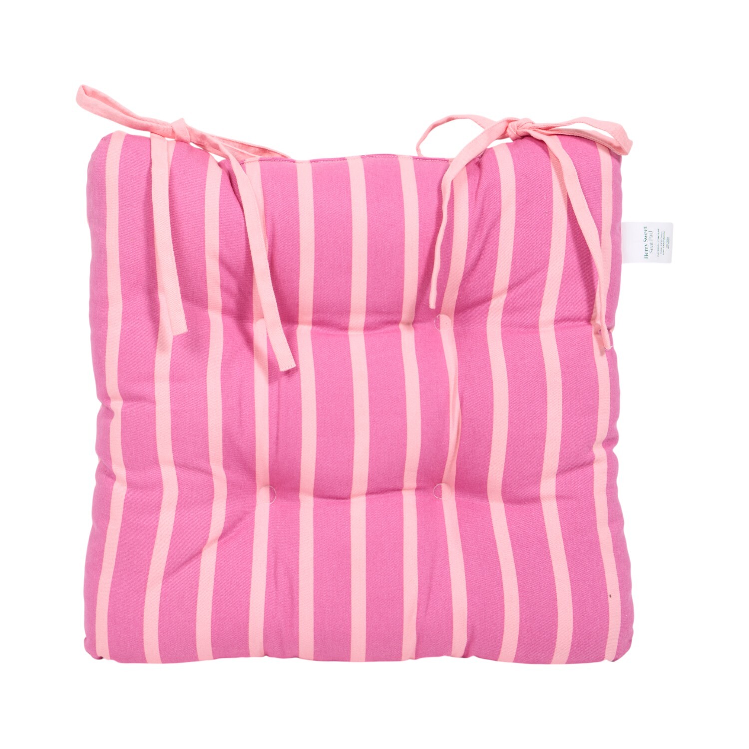 Stripe Design Seat Pad Pink Image 2