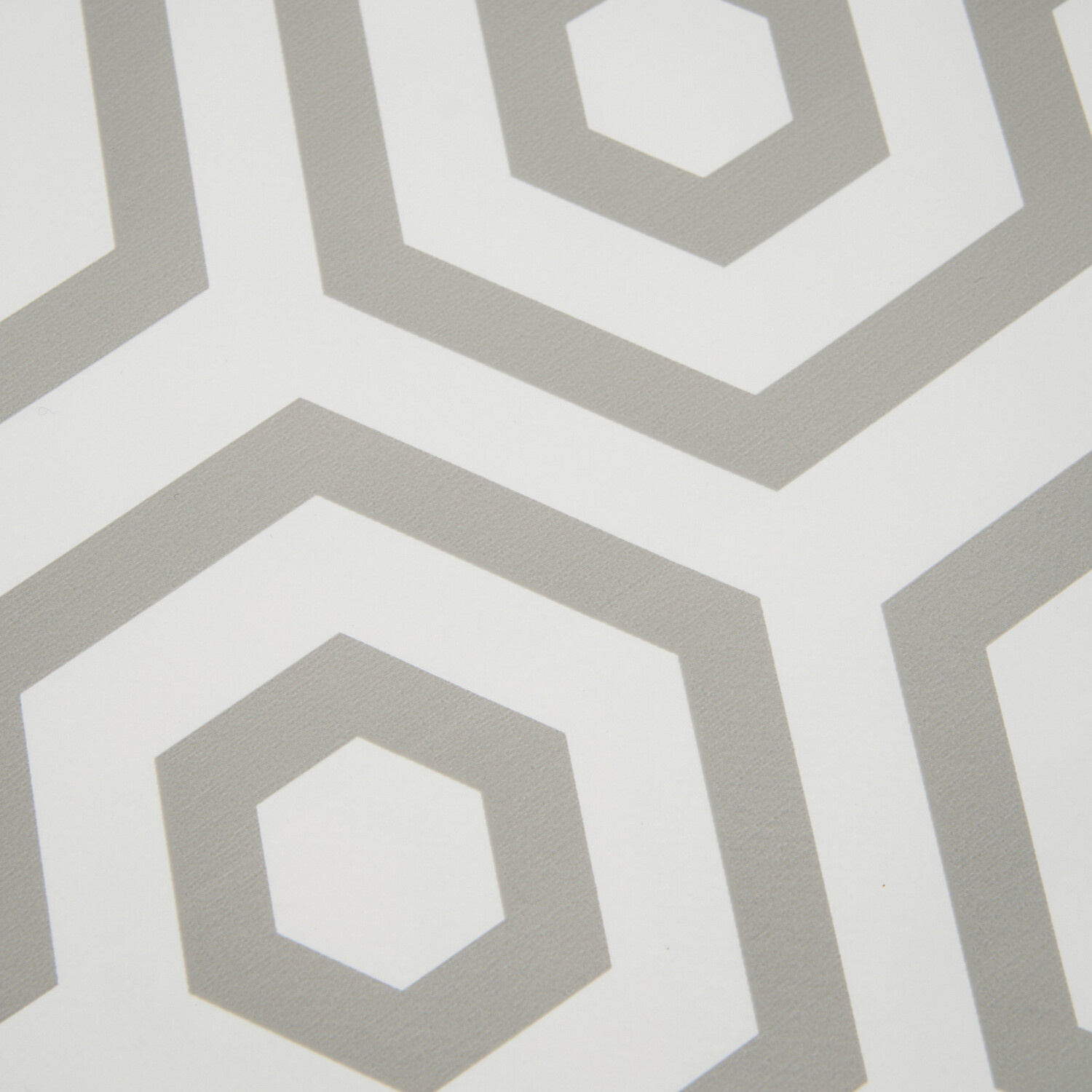 Grey Geo Wipe Clean Tablecloth - Grey Image 3