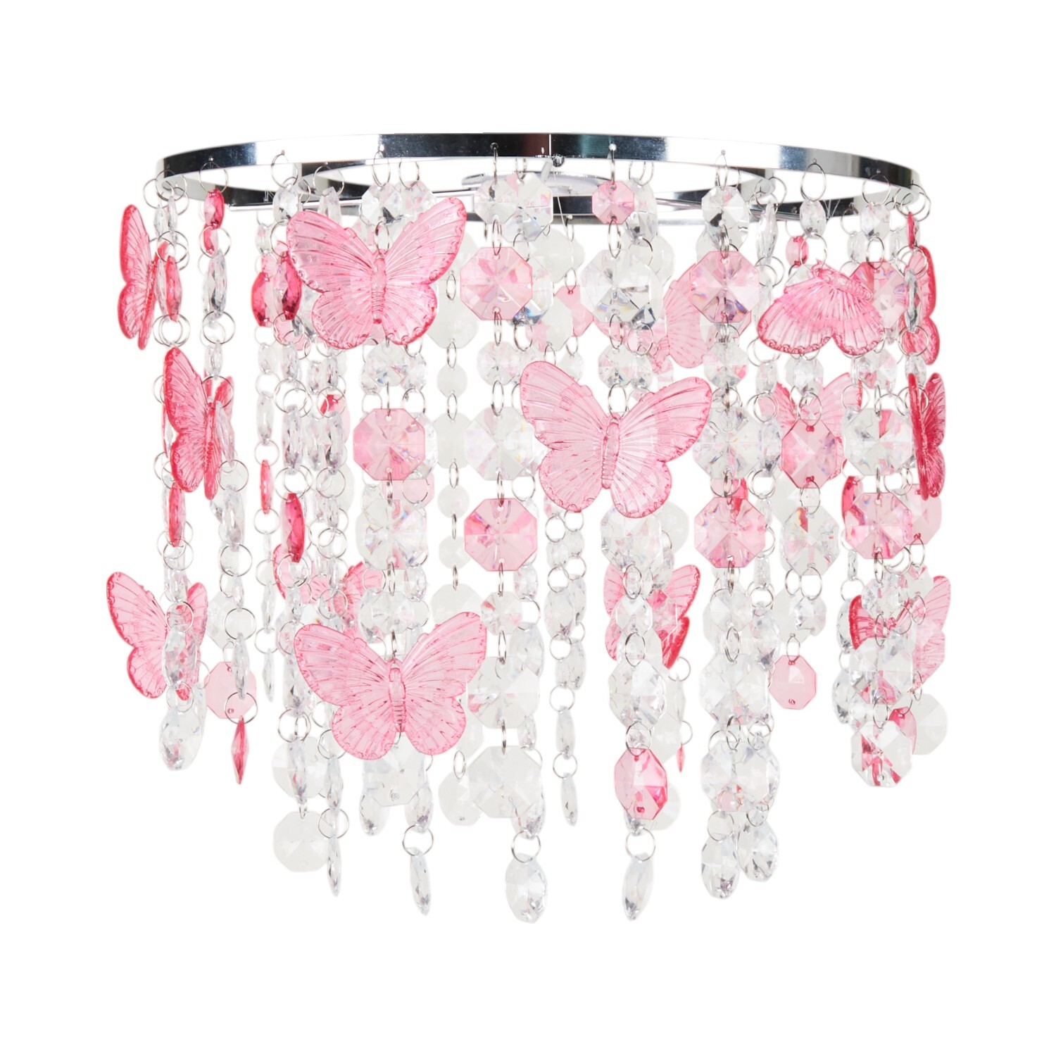 Butterfly Pendant Light Pink Image 2