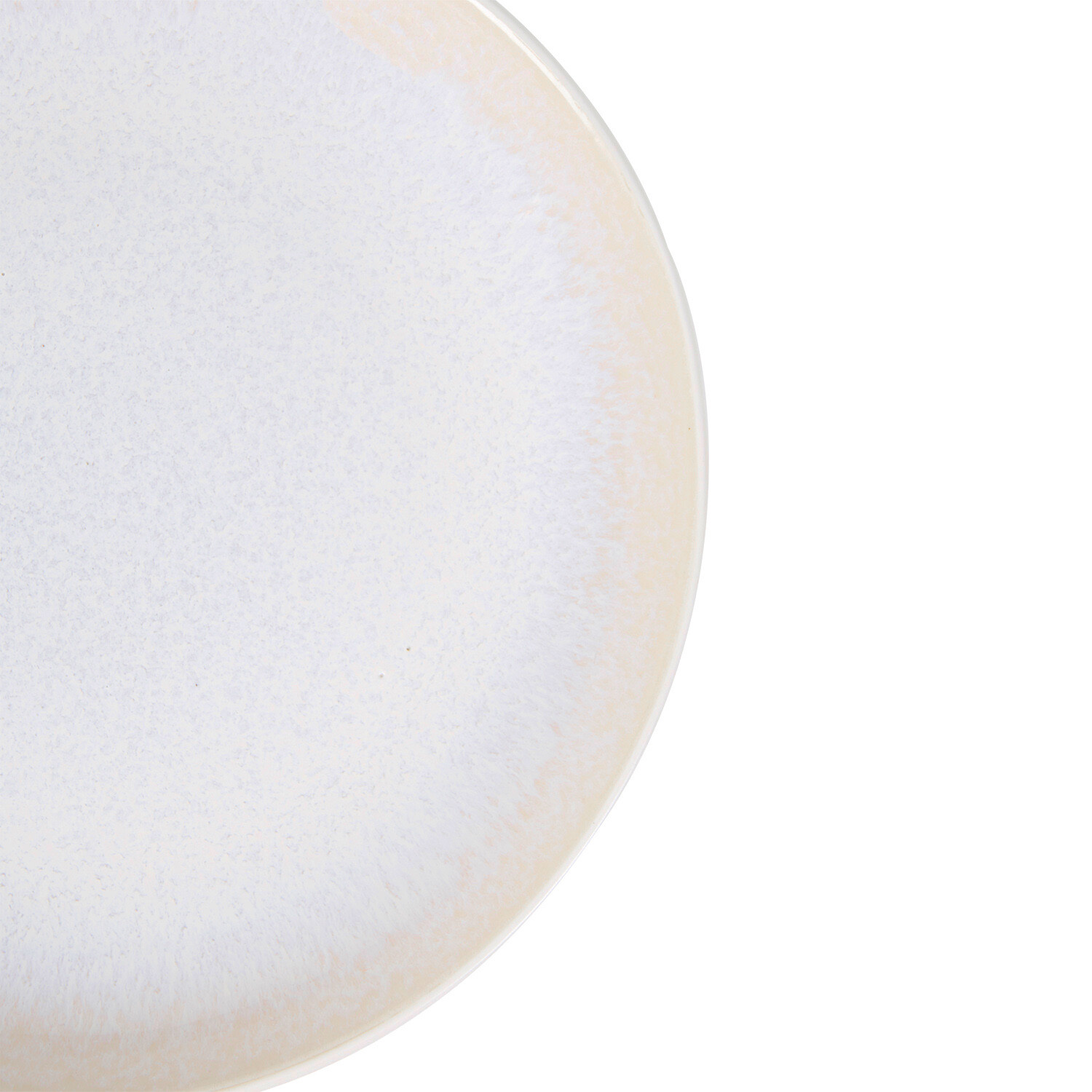 White Textured Serving Bowl - White Image 5