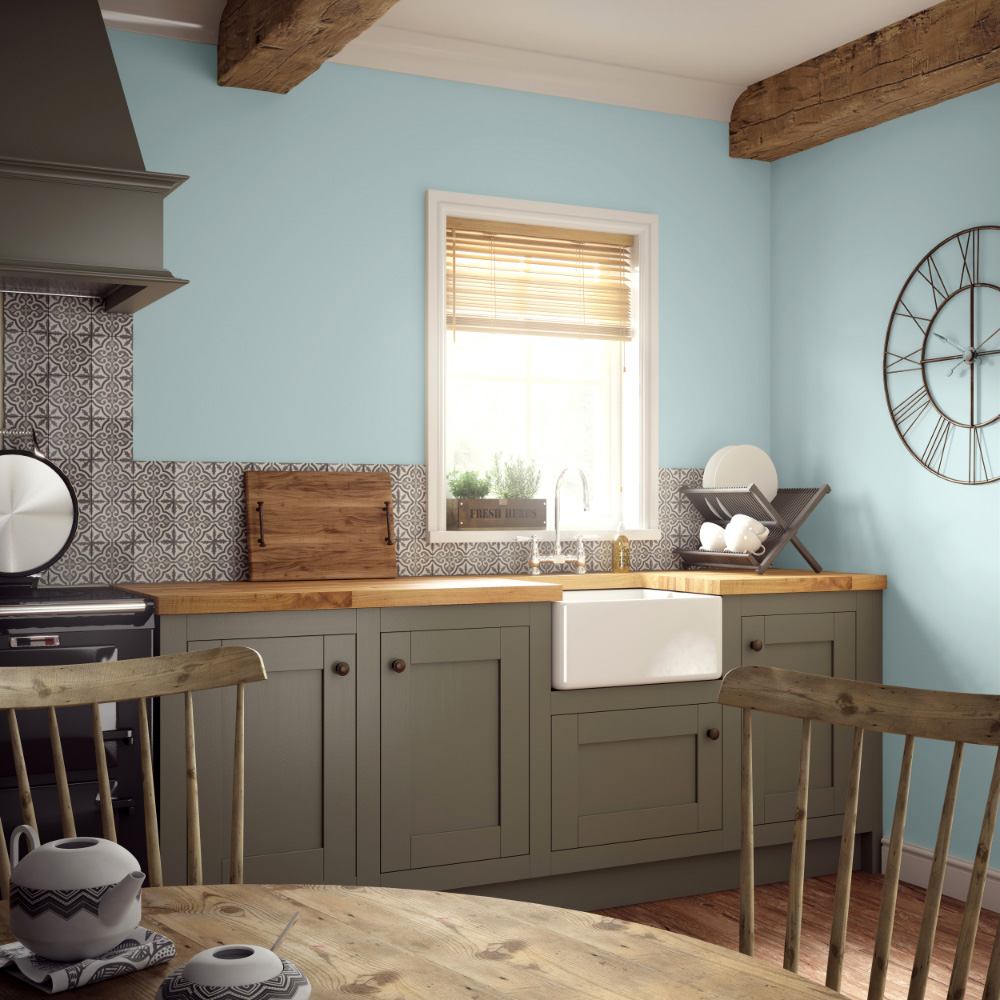 Johnstone's Kitchen Vintage Duck Egg Matt Emulsion Paint 2.5L Image 4