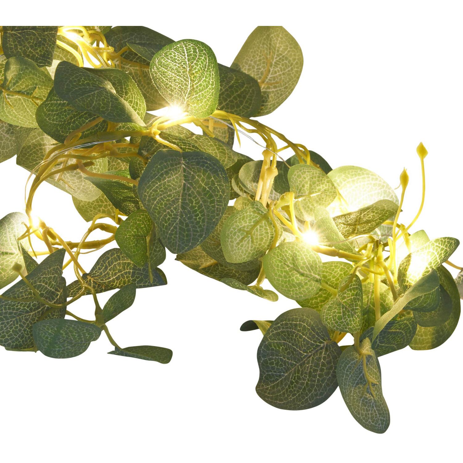1.9m Eucalyptus Garland - Green Image 4