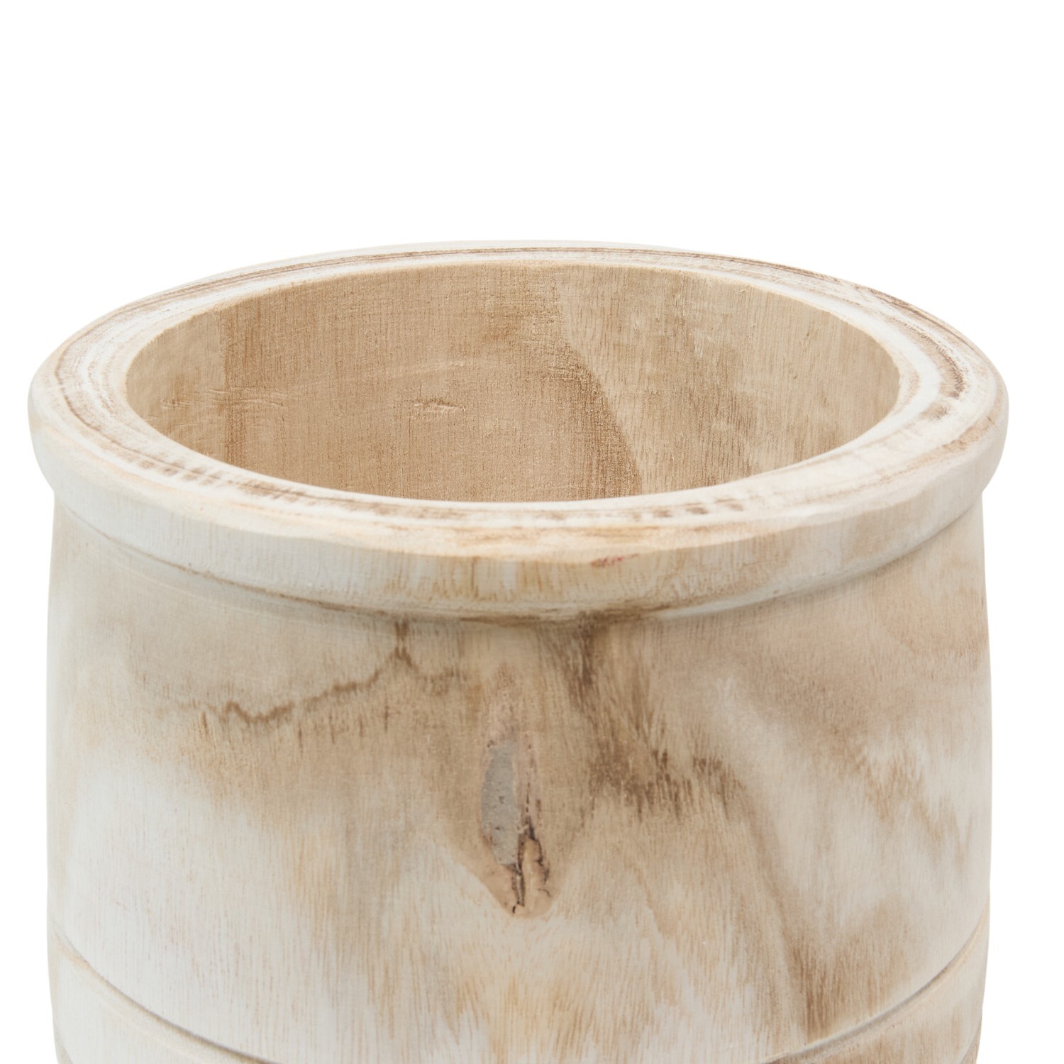 Wooden Pot Natural Image 5