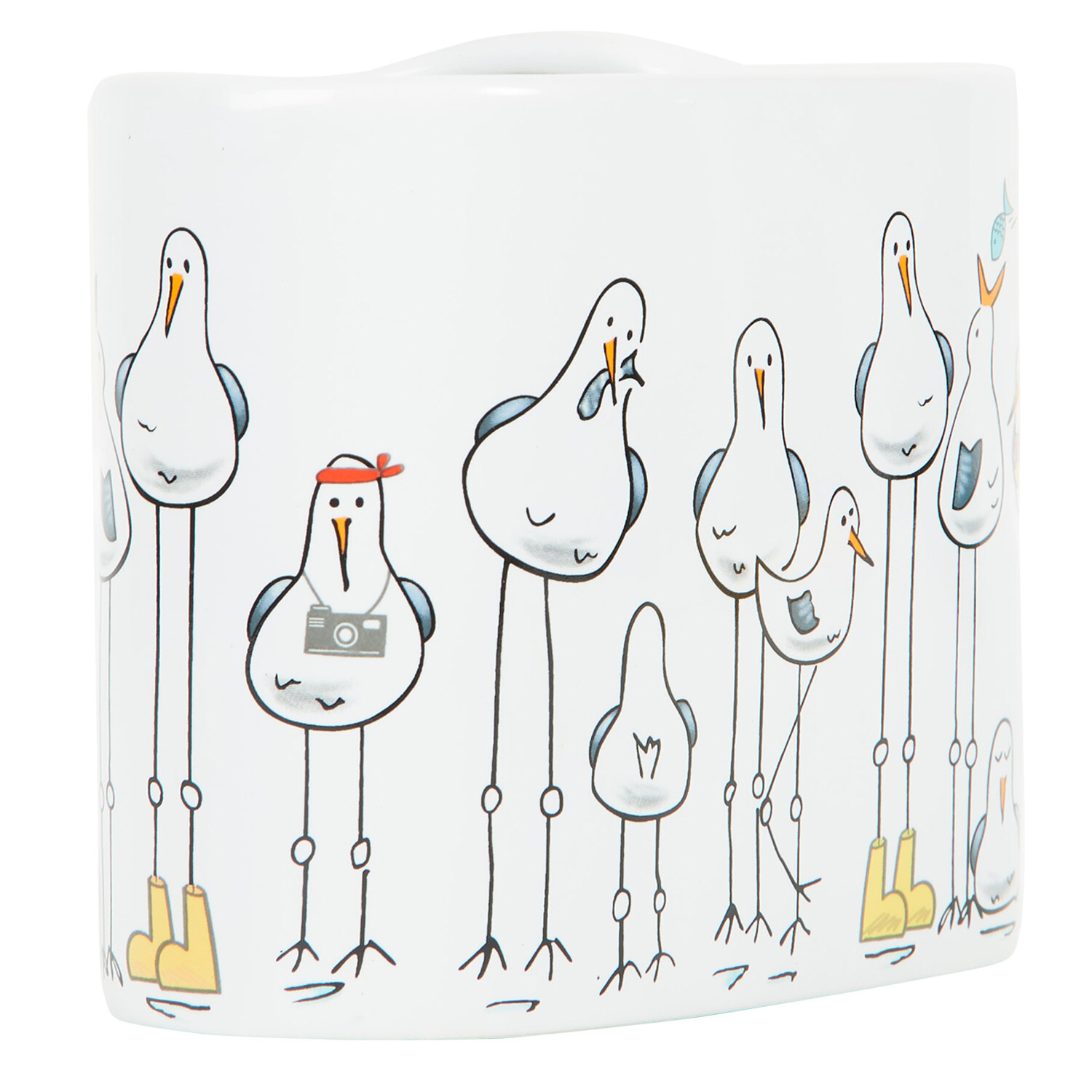 Seagull Tooth Brush Holder White Image 3