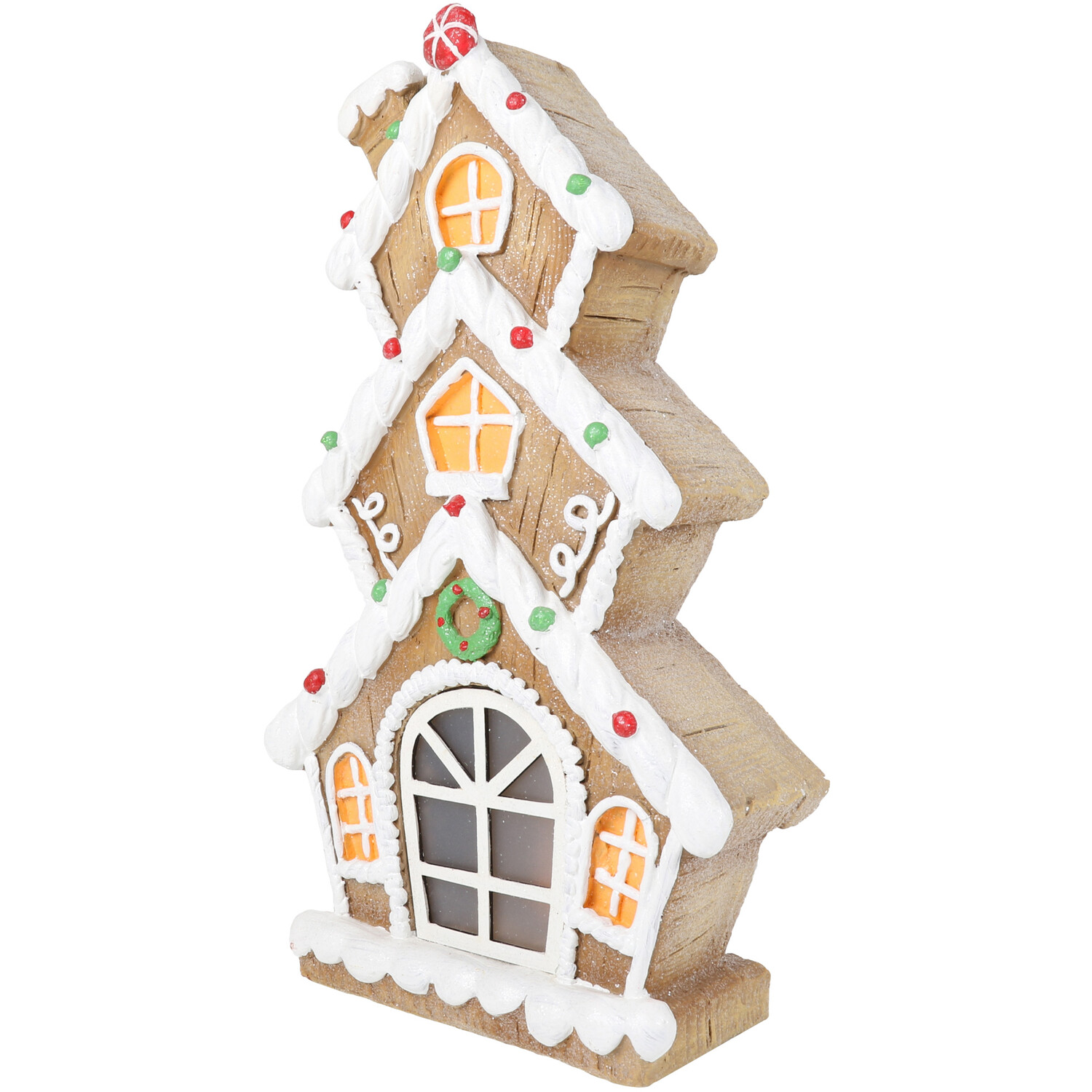 Novelty Tiered Gingerbread House - Brown Image 2