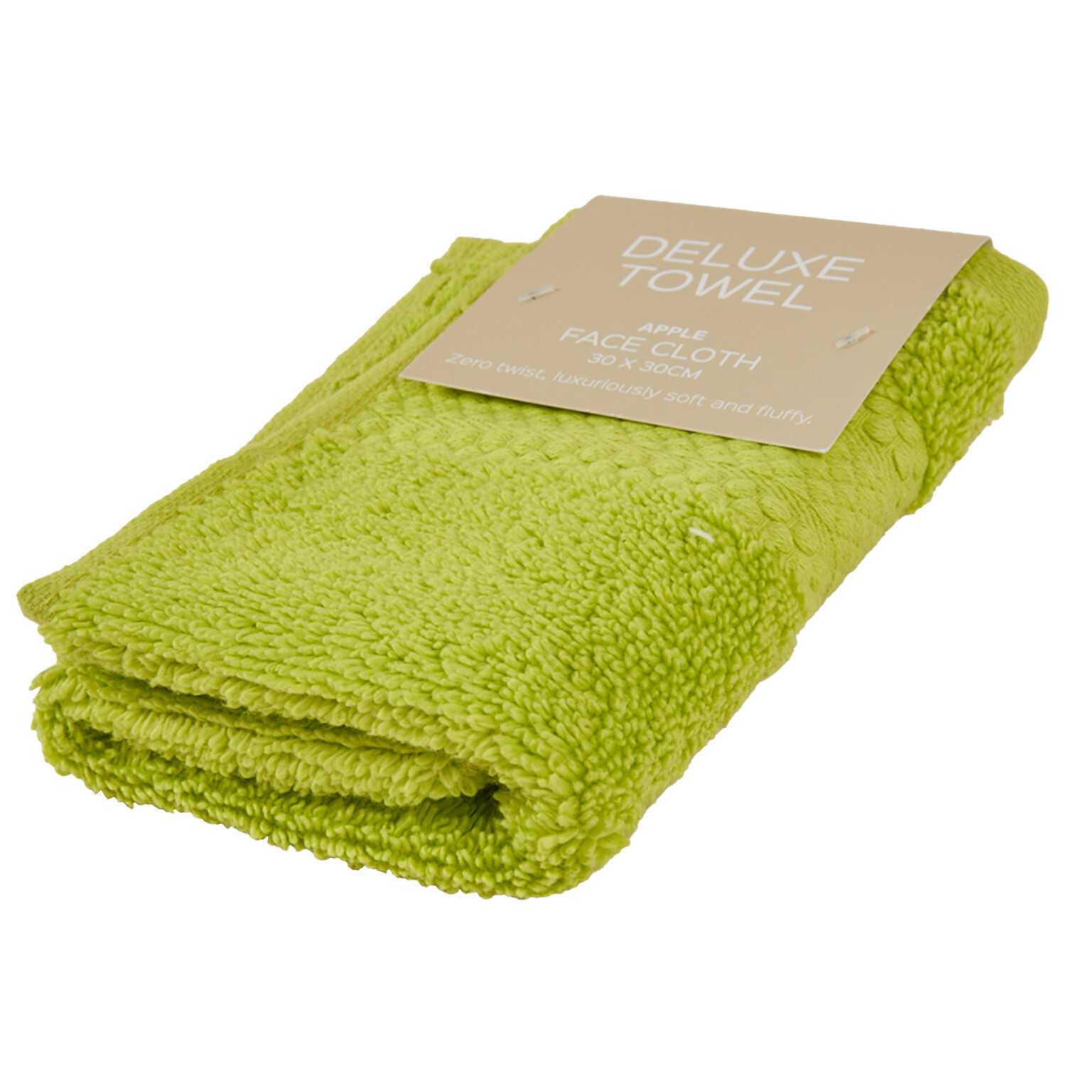 Deluxe Face Cloth Green Apple Image 2