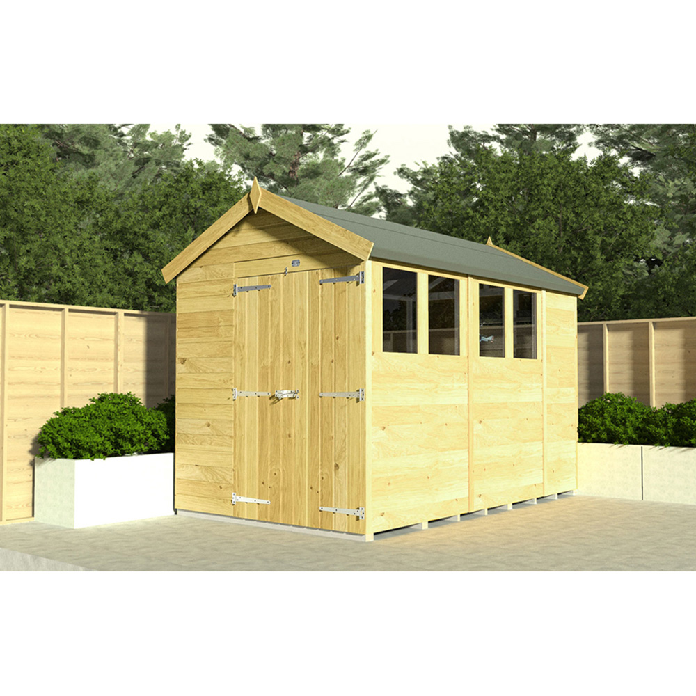 DIY Sheds 7 x 14ft Tongue and Groove Timber Apex Security Shed Image 2