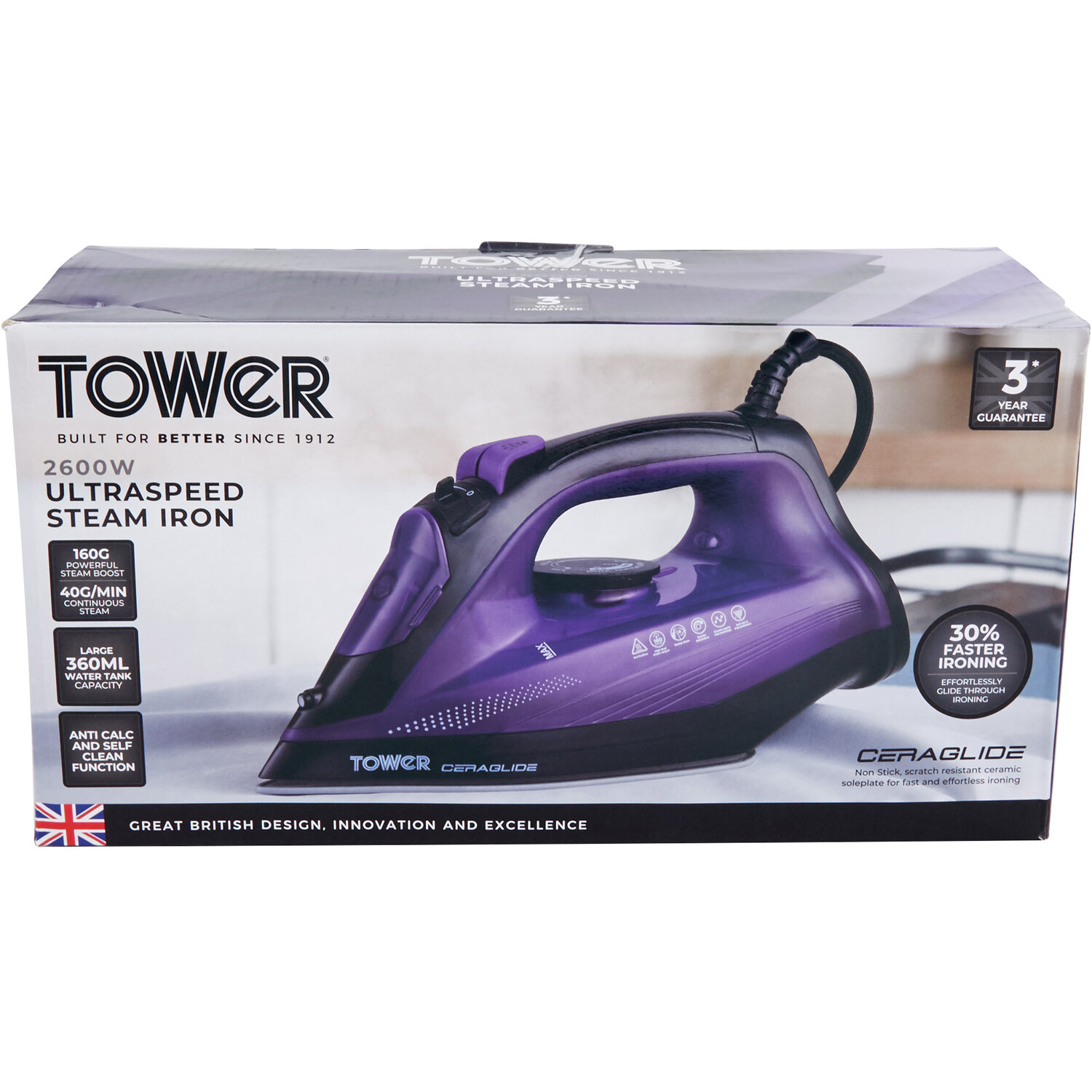 Tower Ceraglide Ultraspeed Iron 2600W Image 2