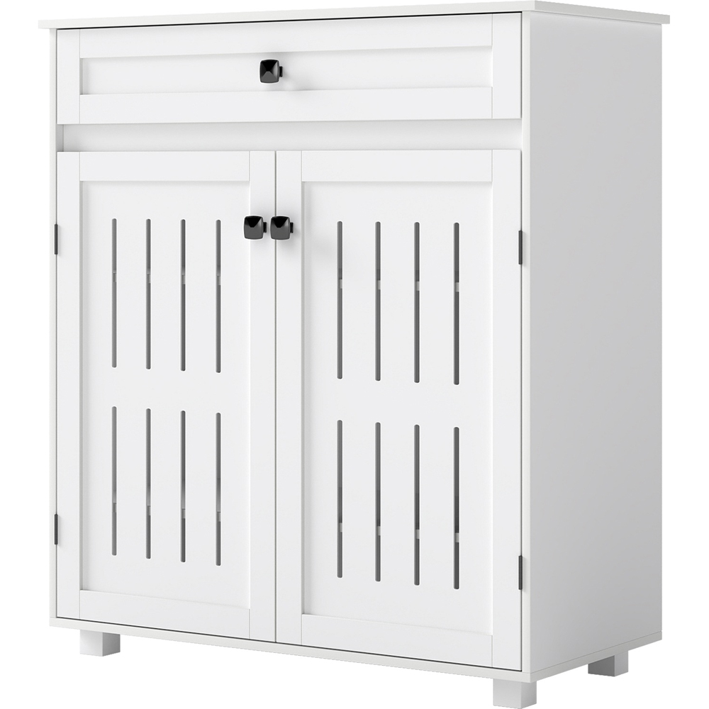Levede White 4-Tier Shoe Storage Rack Image 2