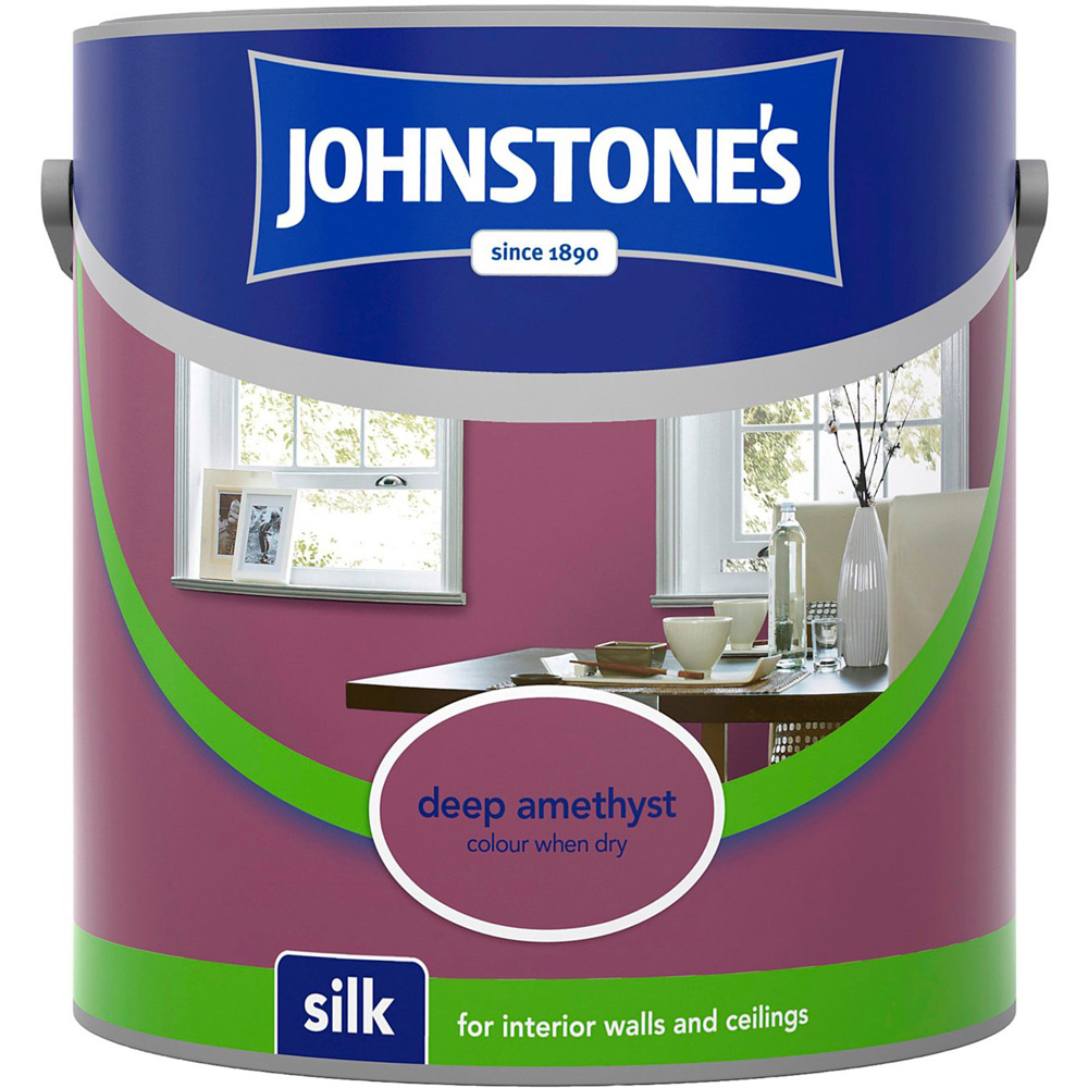 Johnstones Silk Emulsion Paint - Amethyst Image 2