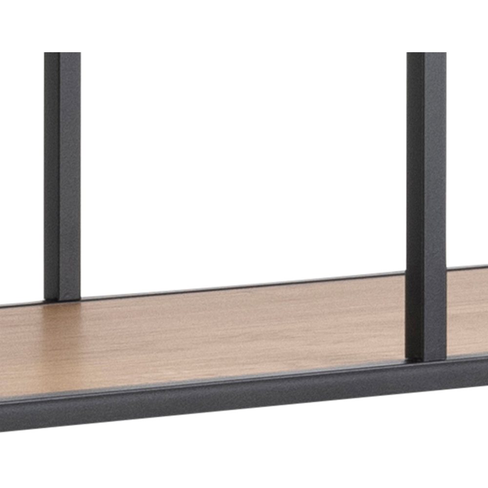 Furniture To Go Seaford Black and Oak 5 Shelf Bookcase Image 7