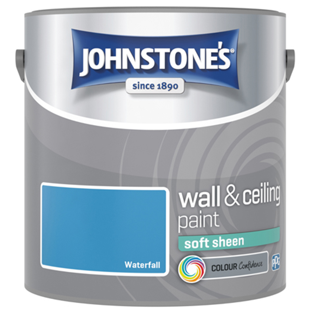 Johnstone's Walls & Ceilings Waterfall Soft Sheen Paint 2.5L Image 2
