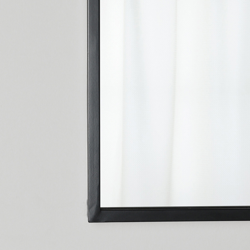 Brooklyn Metal Mirror - Black Image 2