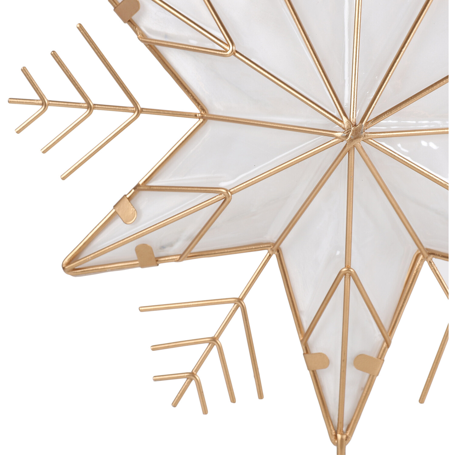 LED Star Christmas Tree Topper - Gold Image 3