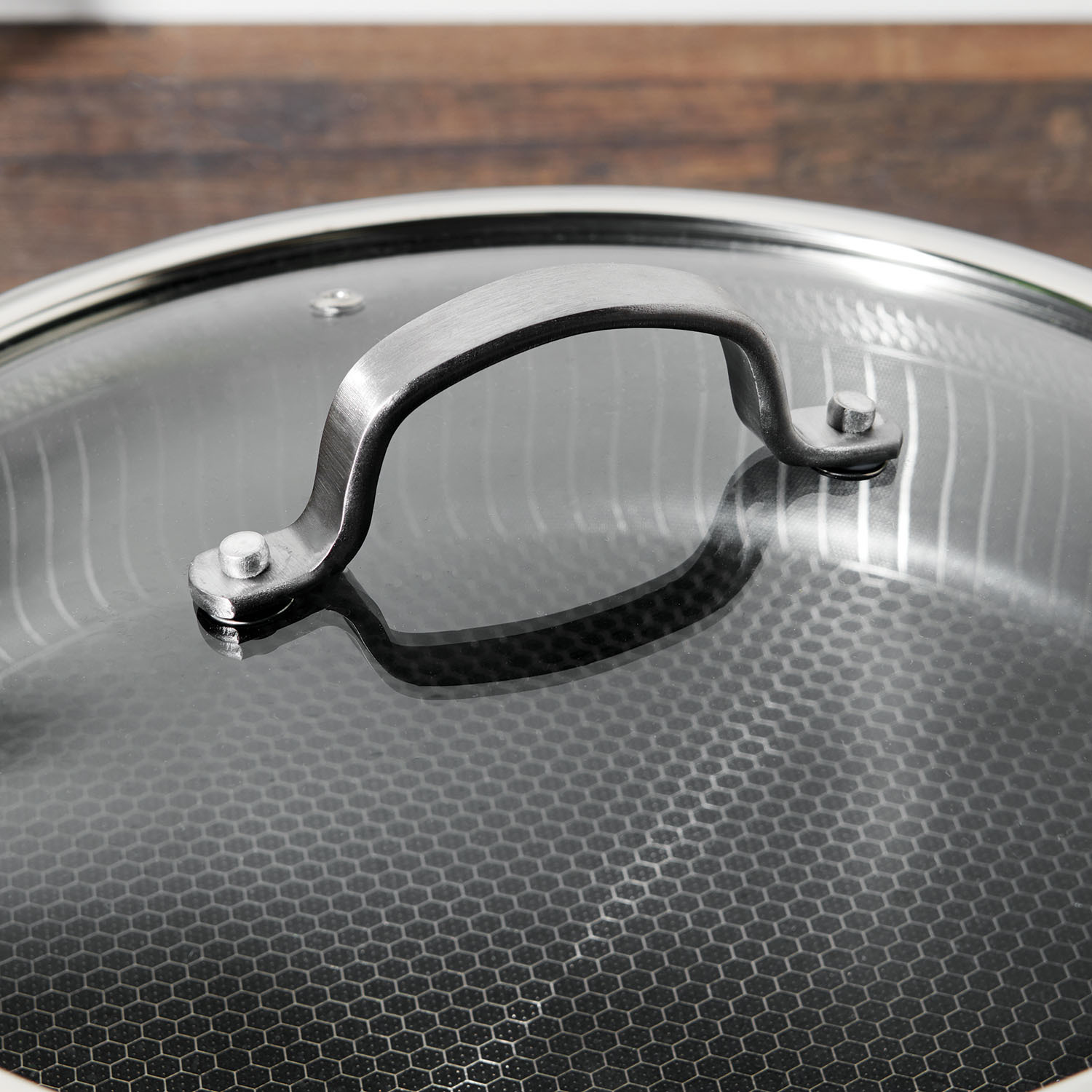 Kitchen Master Hex Stainless Steel Saute Pan - Silver Image 4