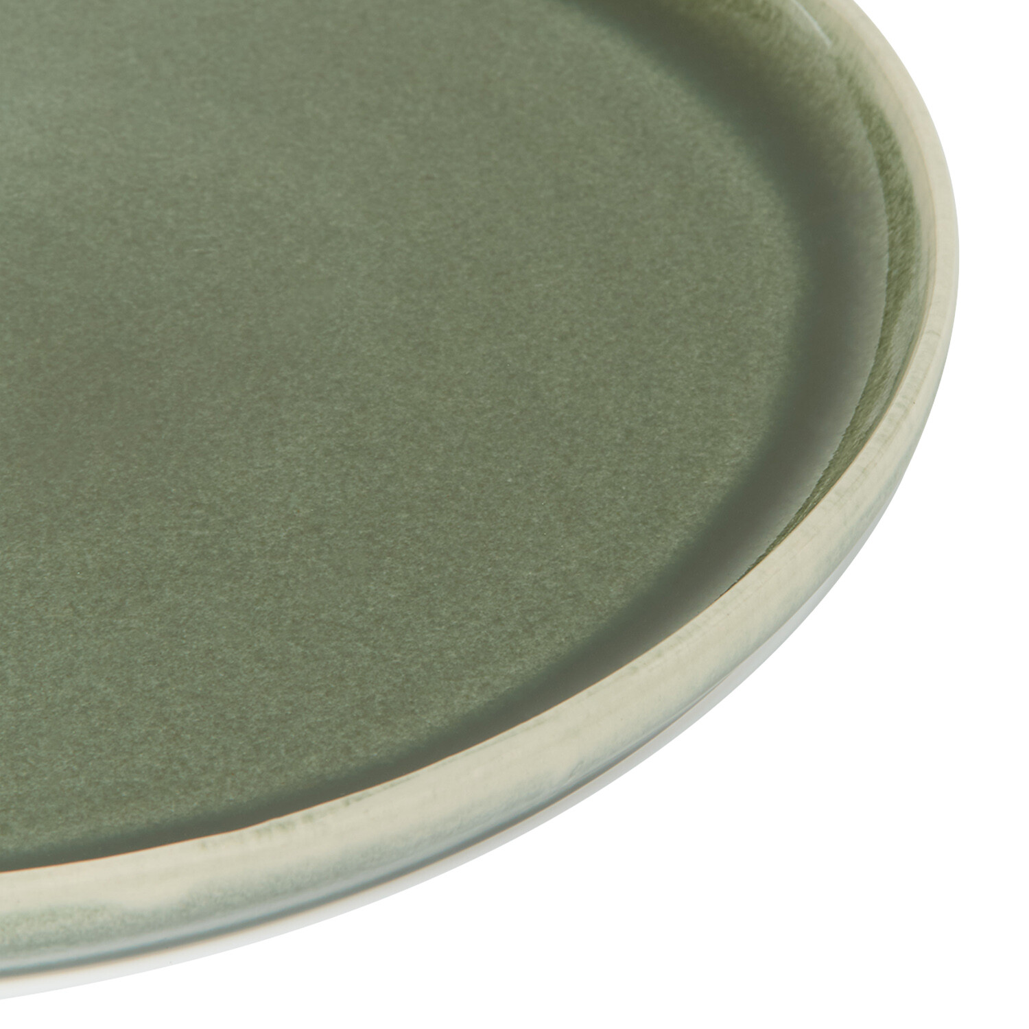 Juniper Reactive Glaze Green Dinner Plate - Green Image 3