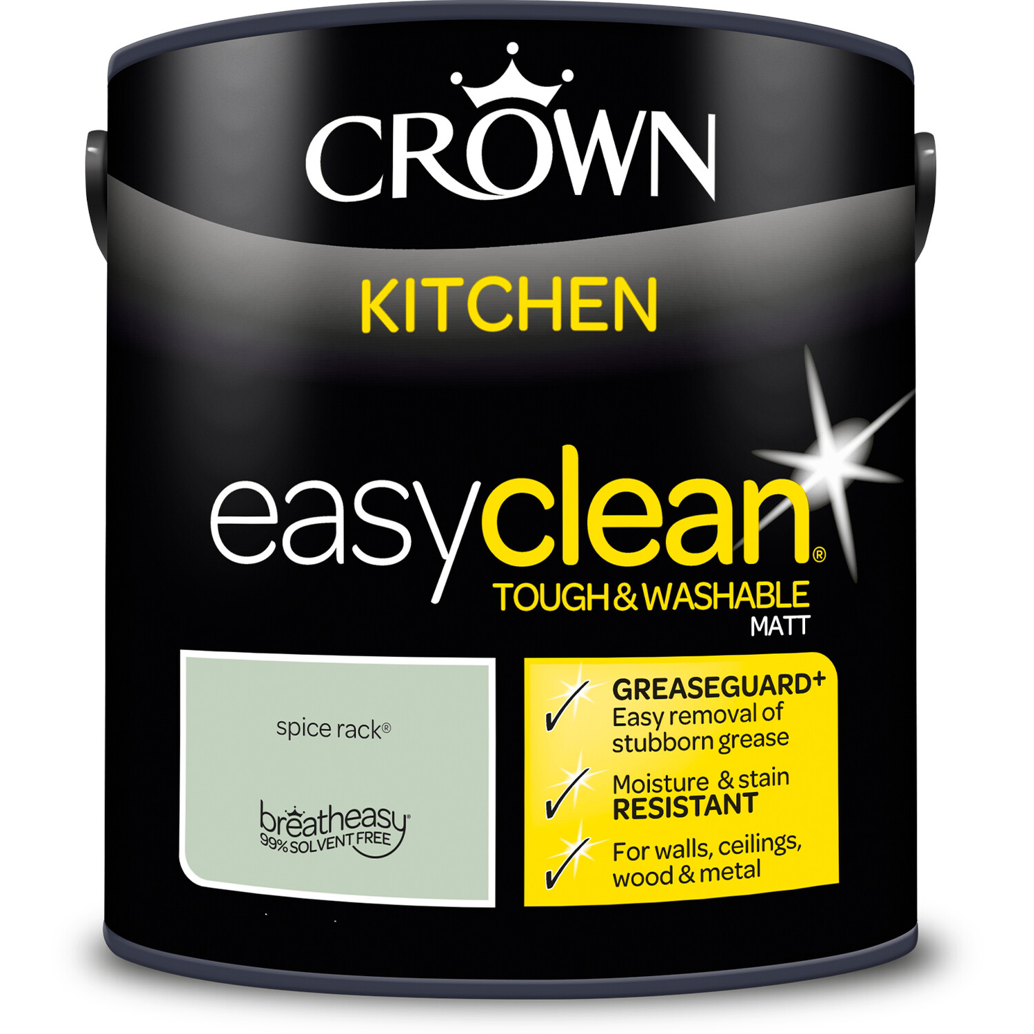 Crown Easyclean Kitchen Paint - Spice Rack / 2.5l Image 7