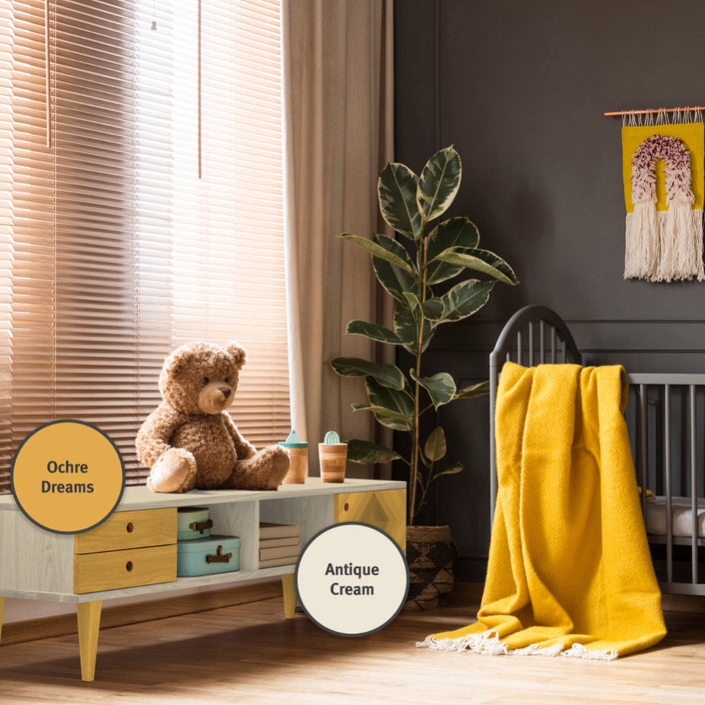 Johnstone's Revive Antique Cream Satin Cupboard Paint 750ml Image 4