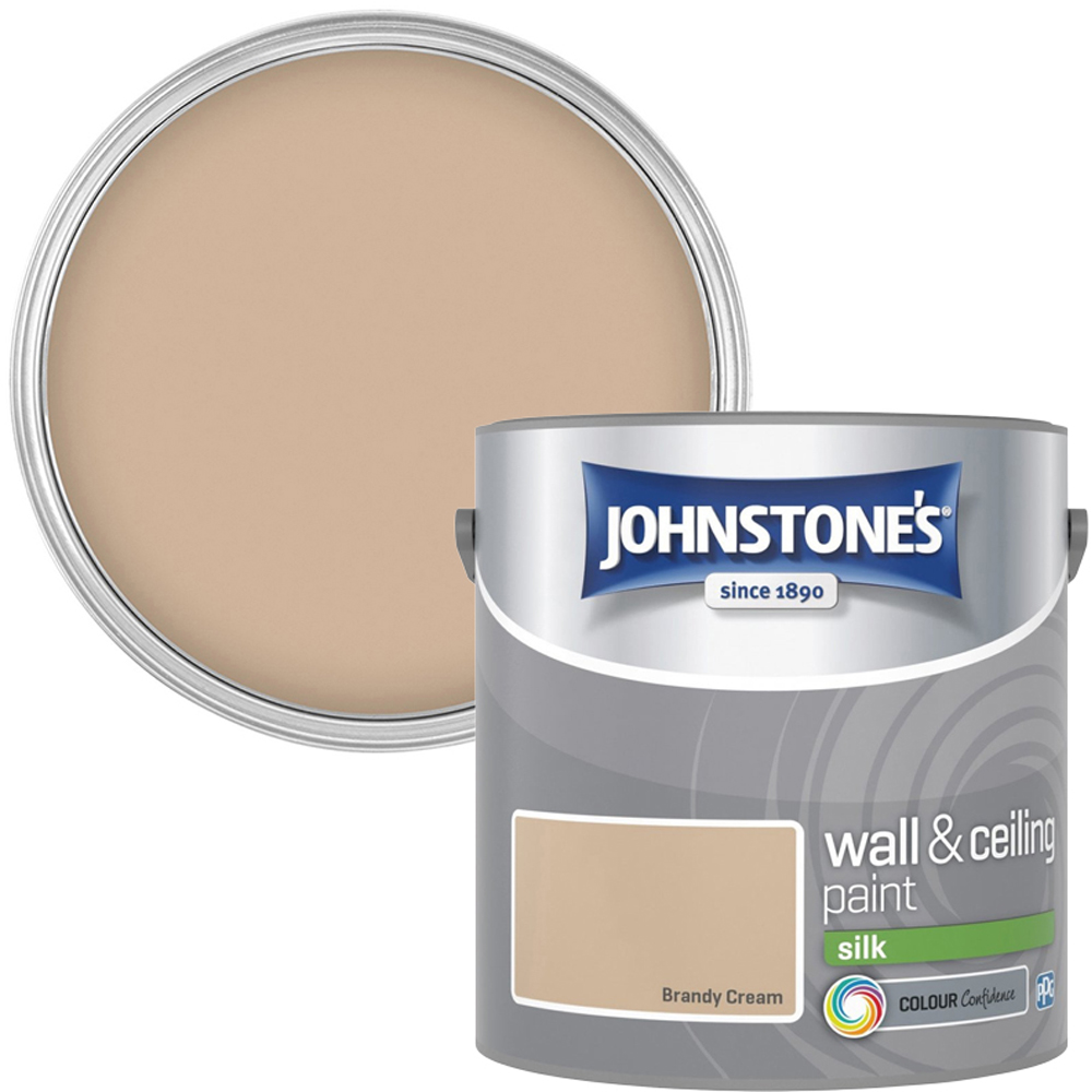 Johnstones Silk Emulsion Paint - Brandy Cream Image 1