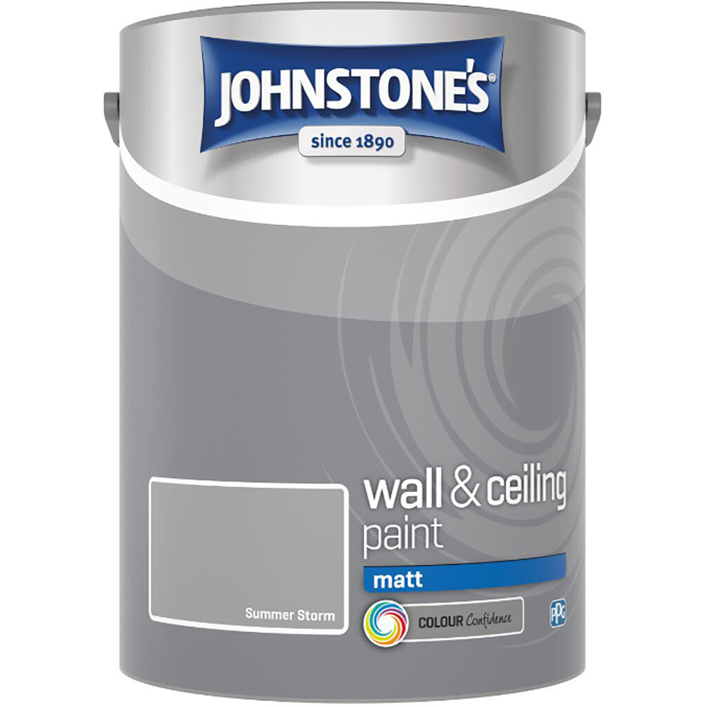 Johnstones Matt Emulsion Paint 5L Summer Storm Image 2