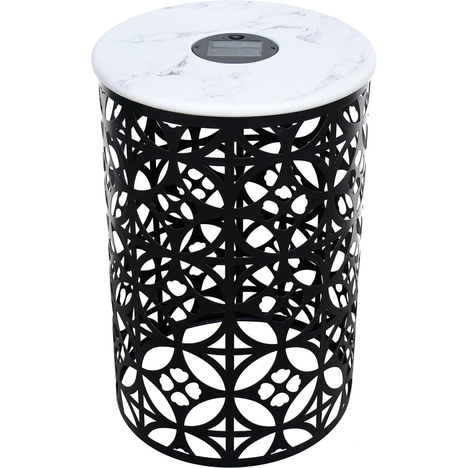 Hudson Solar Table - Black and White Image 3