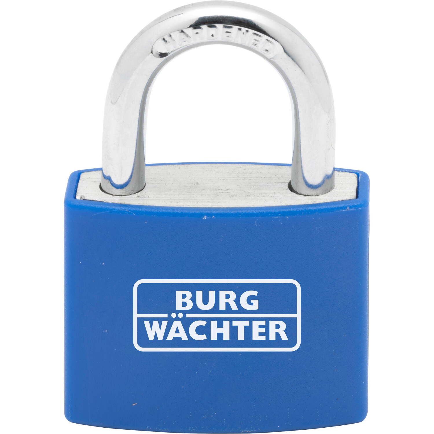 Aluminium Padlock with Cover  Red or Blue Image 2