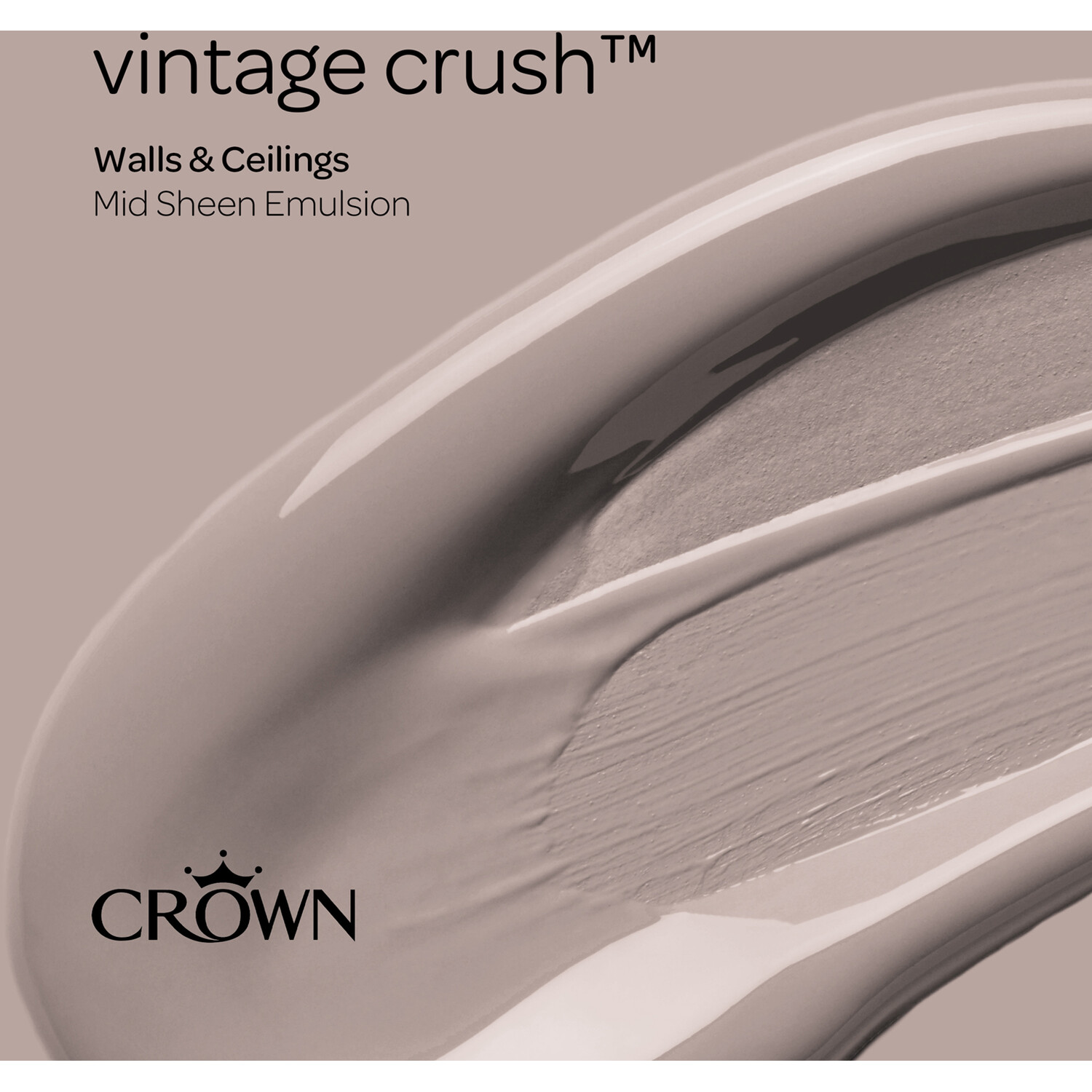 Crown Walls & Ceilings Vintage Crush Mid Sheen Emulsion Paint 2.5L Image 4