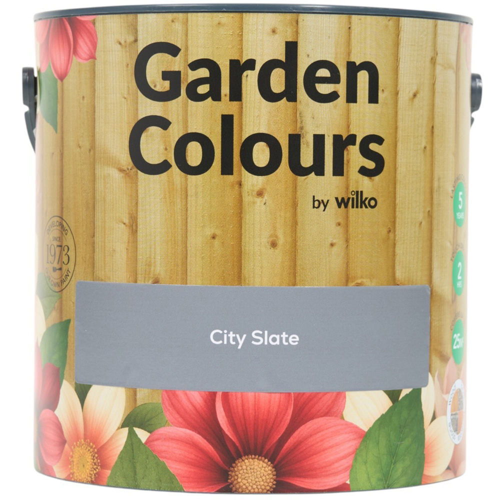 Wilko Garden Colours City Slate Wood Paint 2.5L Image 10