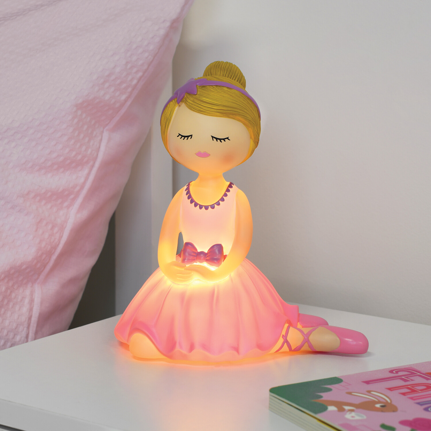 Ballerina LED Night Light Pink Image 2