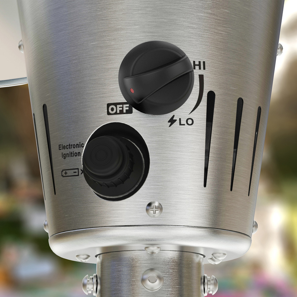 Sahara X13 Stainless Steel Heat Focus Gas Patio Heater Image 4