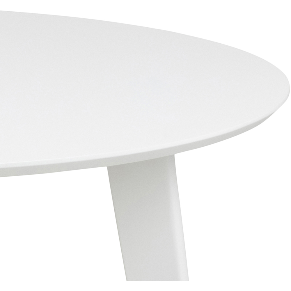 Furniture To Go Roxby White 4 Seater Round Dining Table Image 6