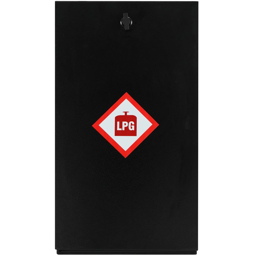 MonsterShop Black Gas Bottle Locker 58 x 33cm Image 3