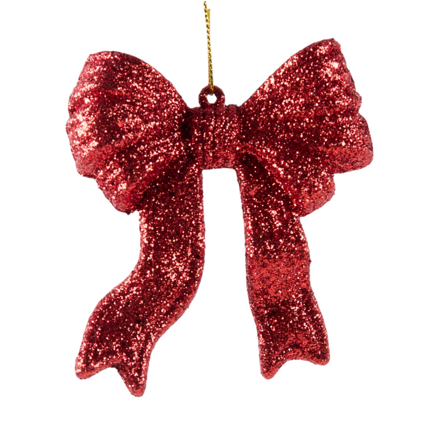 Set of 2 Glitter Bow Tree Decorations Image 12