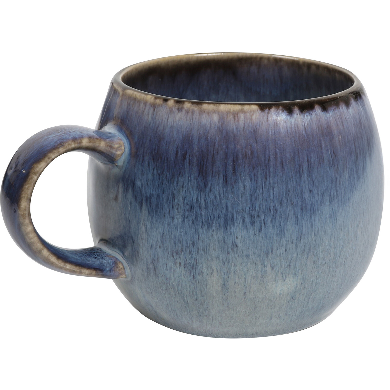 Reactive Glaze Bulb Mug - Blue Image 2