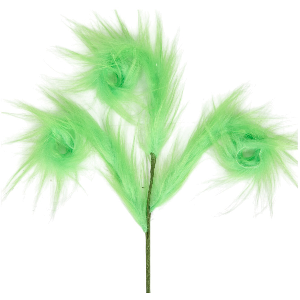 Grumble Fur Swirl Pick - Green Image 2