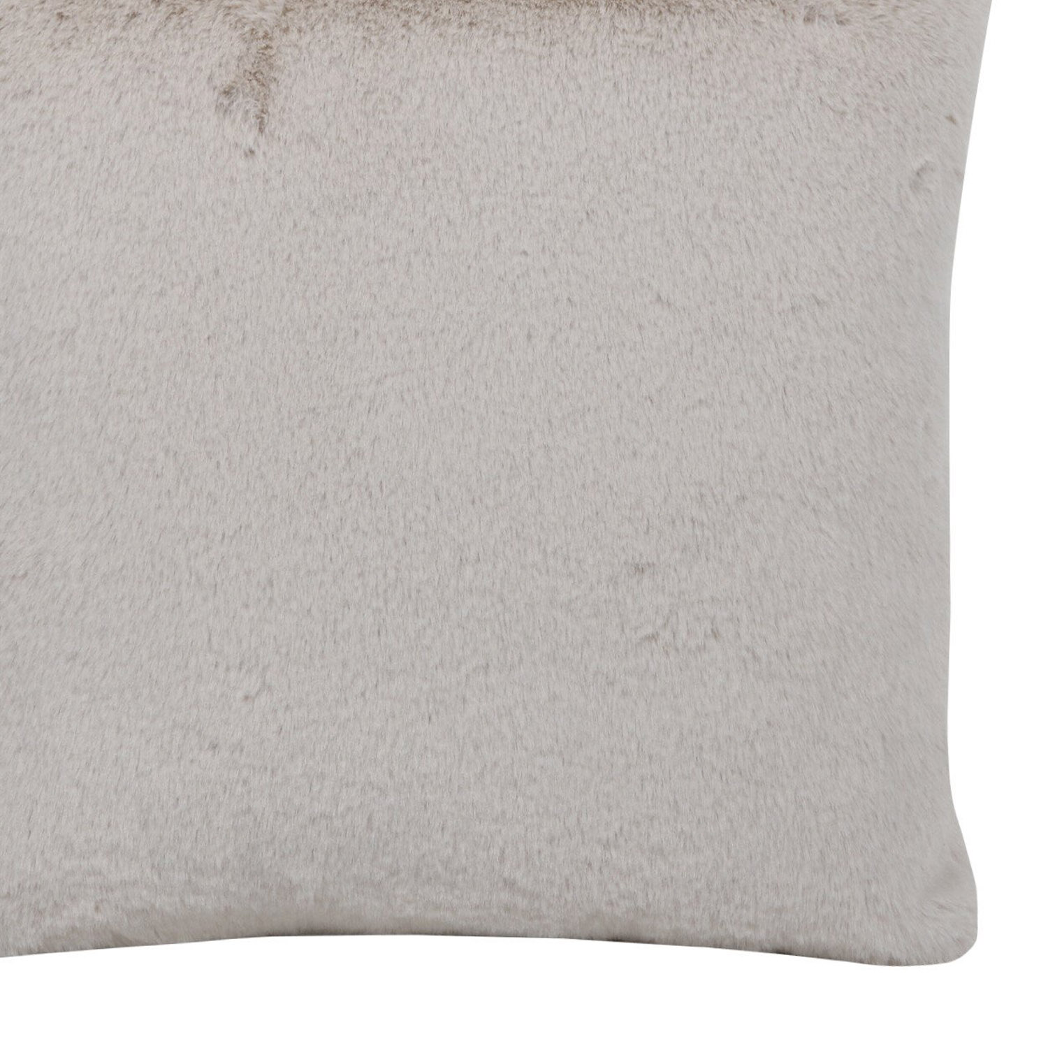 Rabbit Faux Fur Cushion Champagne 55cm Image 5