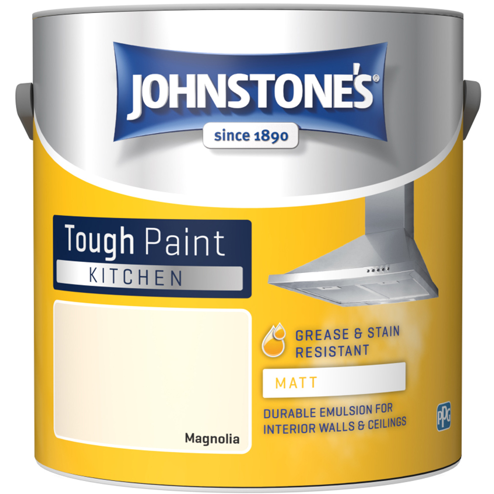Johnstone's Kitchen Magnolia Matt Emulsion Paint 2.5L Image 2