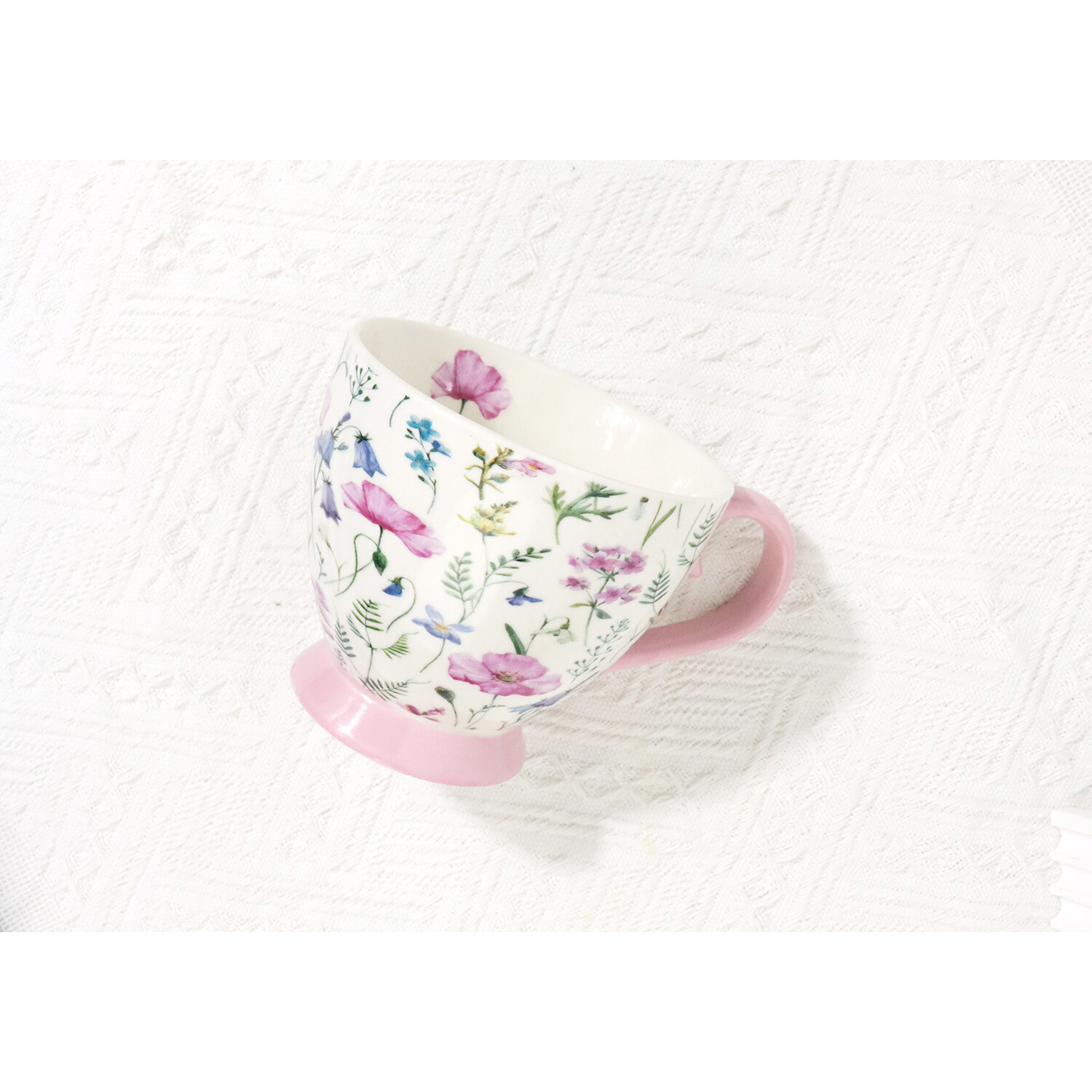 Floral Pattern Mug - Pink Image 5