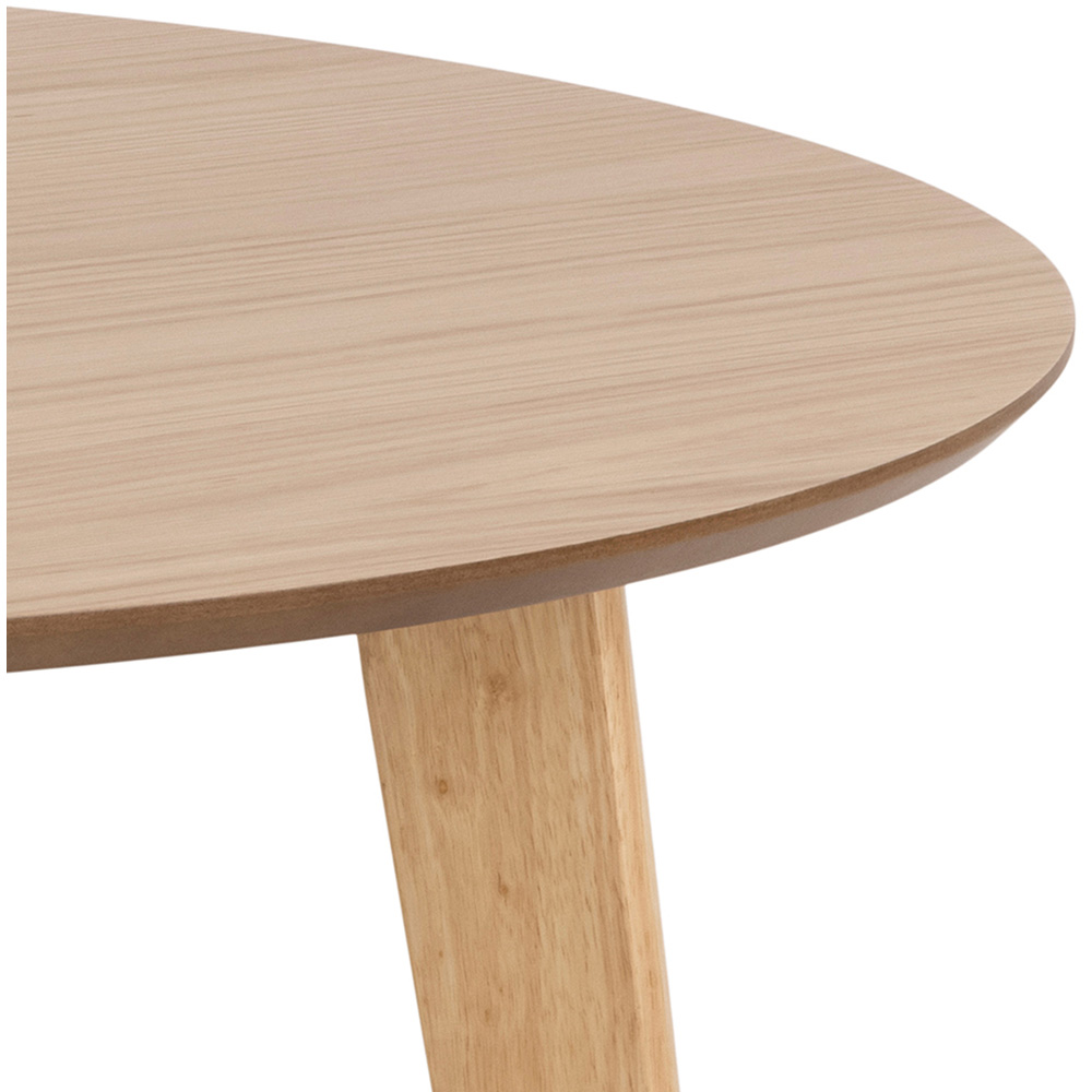 Furniture To Go Roxby Oak 4 Seater Round Dining Table Image 3