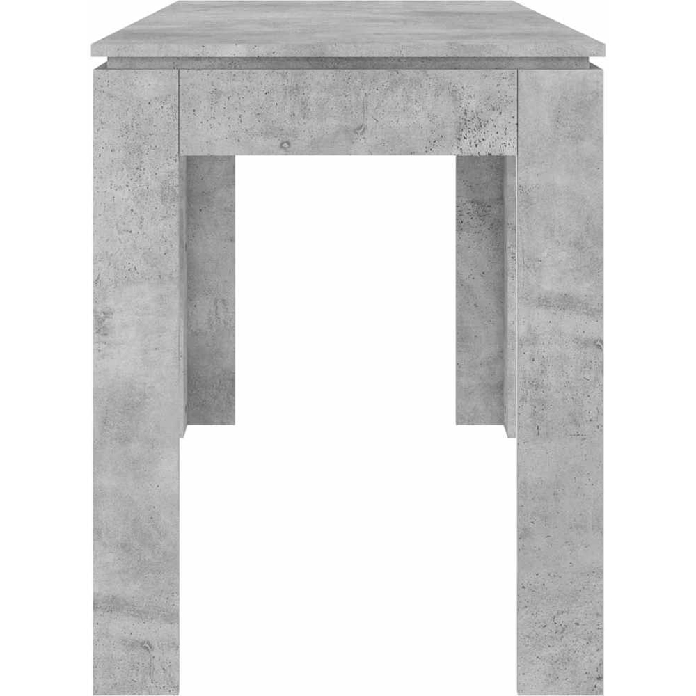 Walplus 4 Seater Dining Table Concrete Grey Image 5