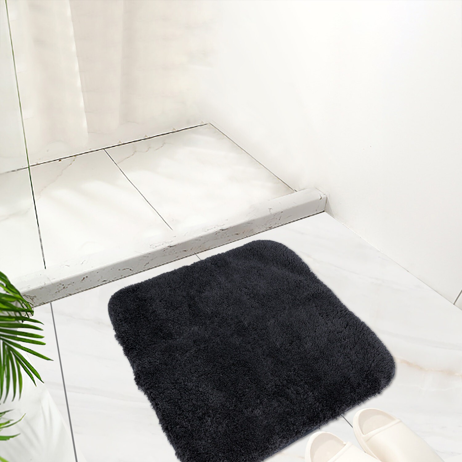 Super Soft Bath Mat  - Charcoal Image 3