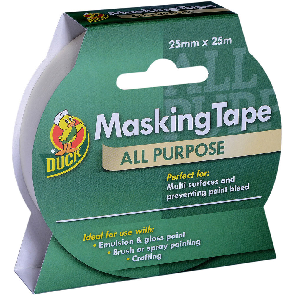 Duck Tape All Purpose Masking Tape 25mm x 25m Image 3