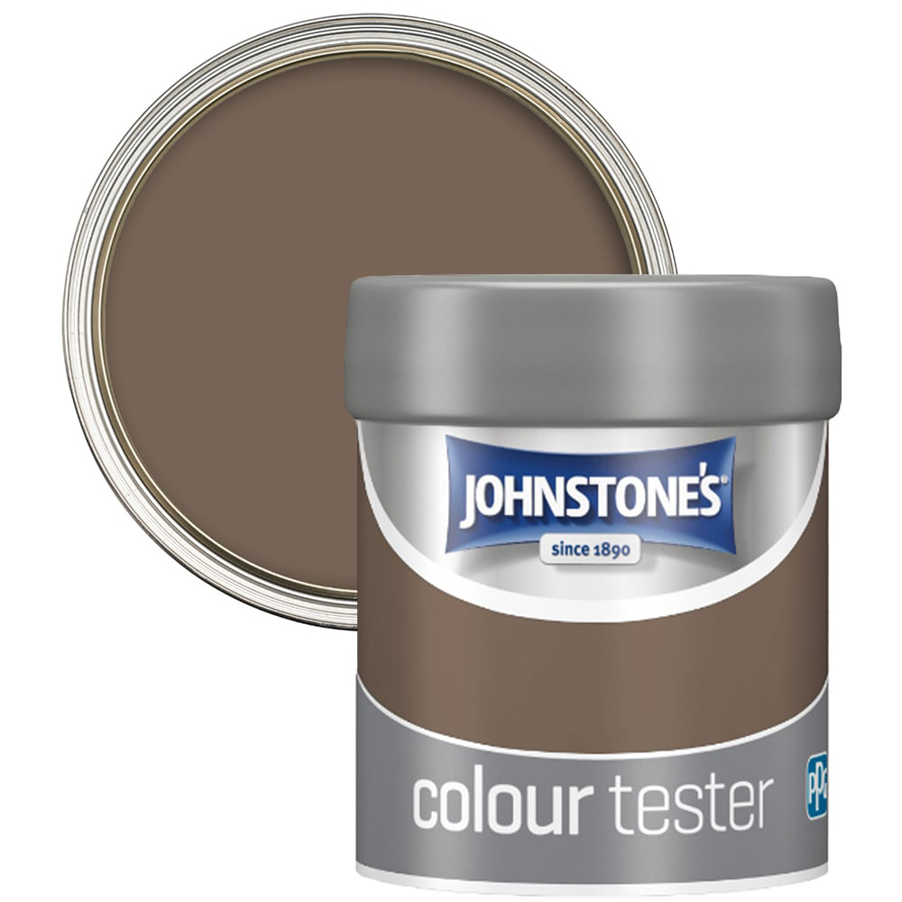Johnstone's Mocha Matt Emulsion Tester Pot 75ml Image 3