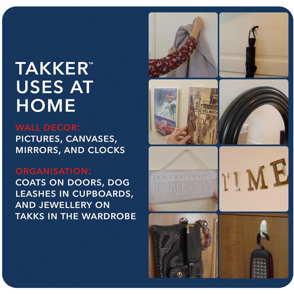Takker Hardwall Picture Hanging Kit 78 Piece Image 9