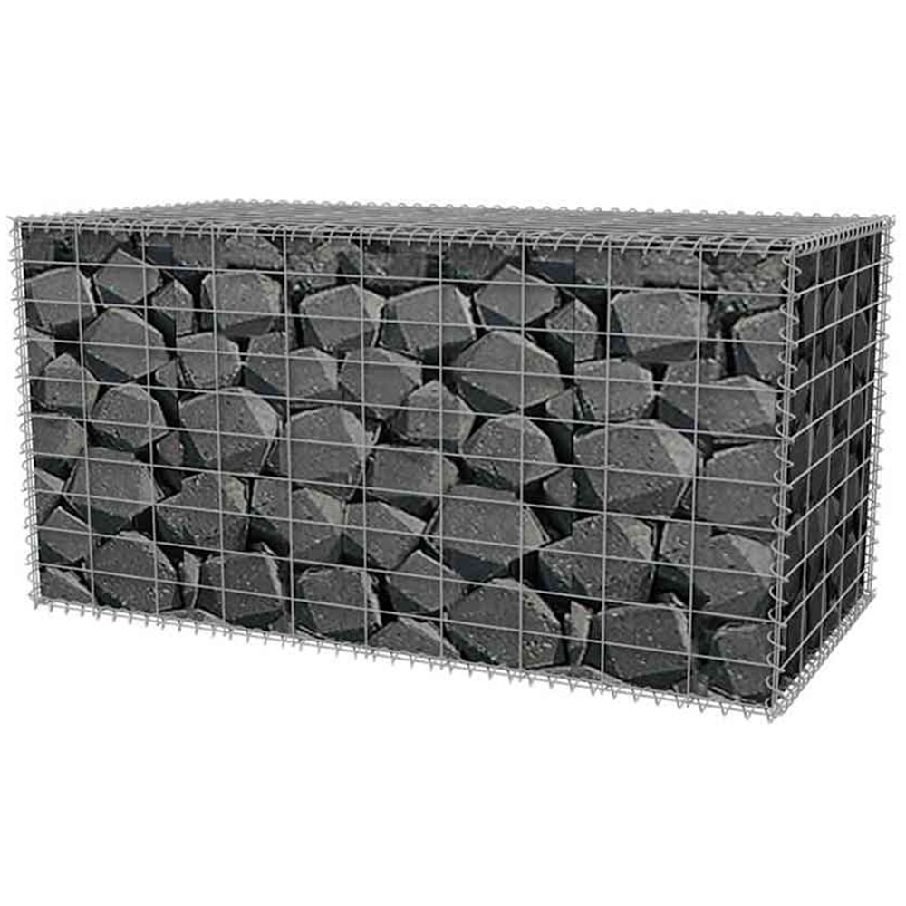 Walplus Galvanised Steel Gabion Basket 100 x 50 x 50cm Image 4