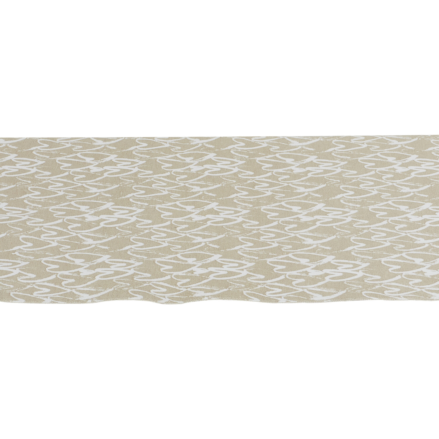 Gold Heart Table Runner - Natural Image 2