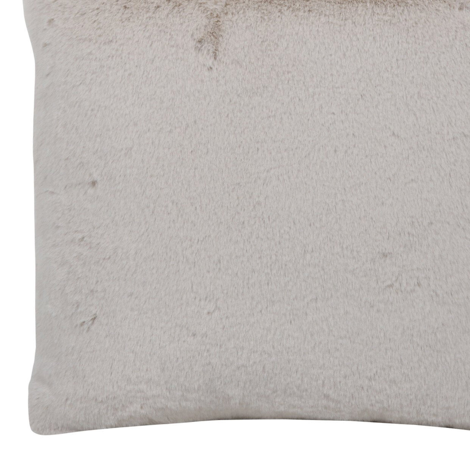 Rabbit Faux Fur Cushion Champagne 55cm Image 4