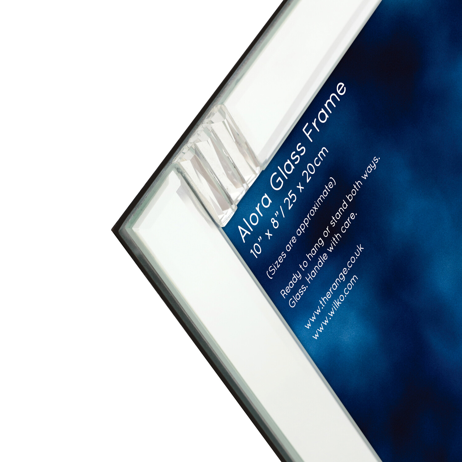 Alora Glass Frame - Silver / 10 x 8 inch Image 3